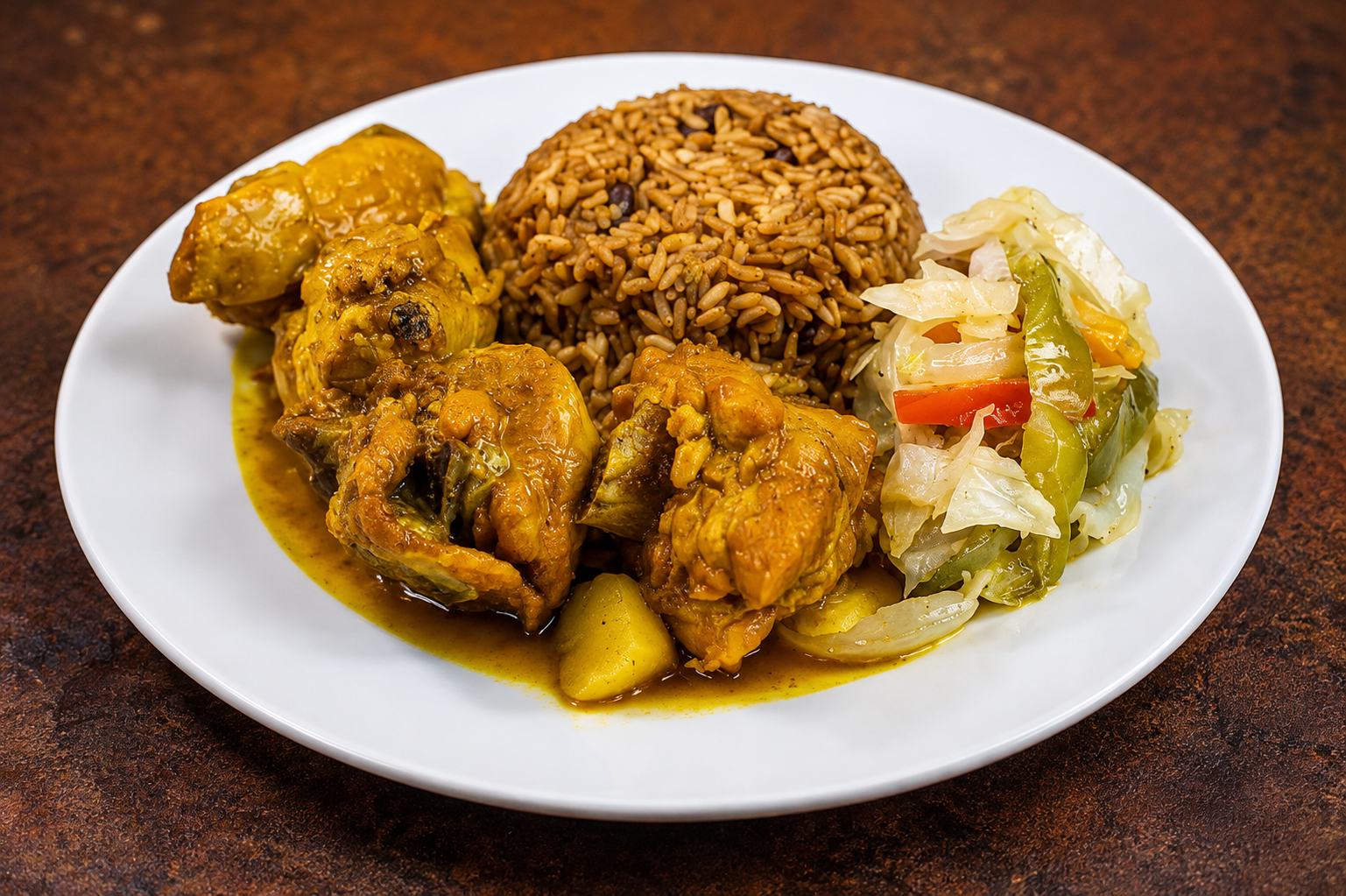 Editorial Jamaican food photograph created for the Pepper & Spice growth campaign